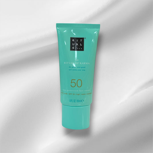 The Ritual of Karma Sun Protection Face Cream 50 SPH Water Resistant